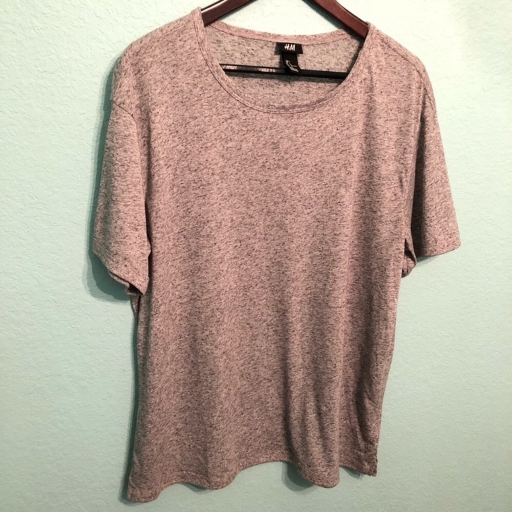 H&M Womens T-shirt, Gray Large
